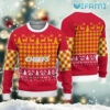 Chiefs Christmas Sweater Checkerboard Pattern Kansas City Chiefs Gift