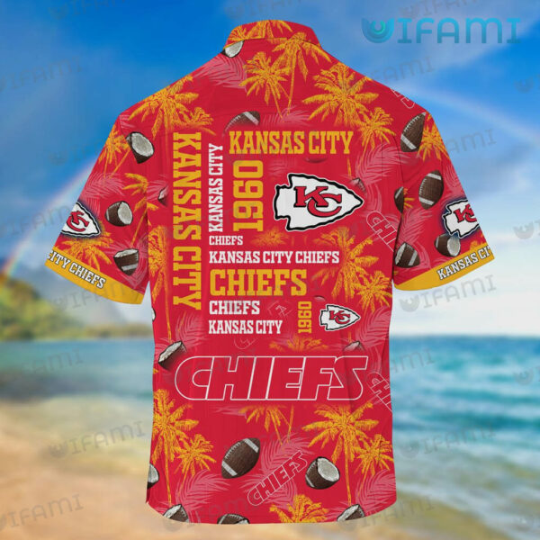 Chiefs Hawaiian Shirt Coconut Football Pattern Kansas City Gift 2