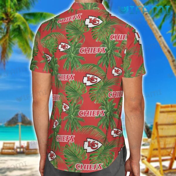 Chiefs Hawaiian Shirt Green Tropical Leaves Kansas City Gift 2