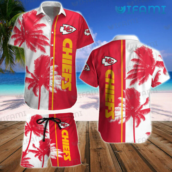 Chiefs Hawaiian Shirt Red Coconut Pattern Kansas City Gift 1