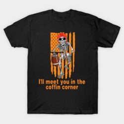 NFL Halloween Shirts Coffin Corner Football Tee, Halloween, Game Day Shirt, Football Gift, Football Shirt, Skeleton, Football Tee, Football Shirt Gift, Playertee T-Shirt