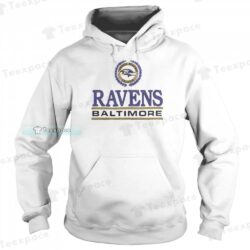 Crest National Football League Logo Ravens Shirt 2