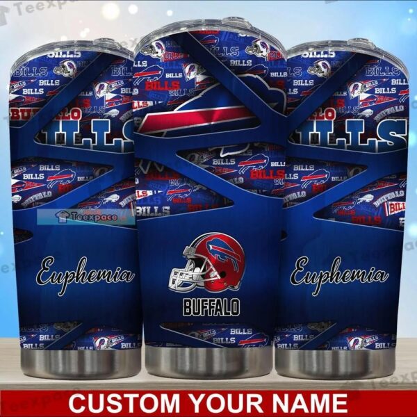 Custom Buffalo Bills Football Sticker Retro Tumbler