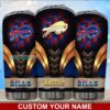 Custom Buffalo Bills Golden Football Champions Tumbler