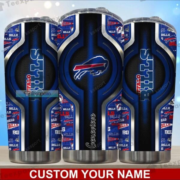 Custom Buffalo Bills Mechanic Bulls Tumbler