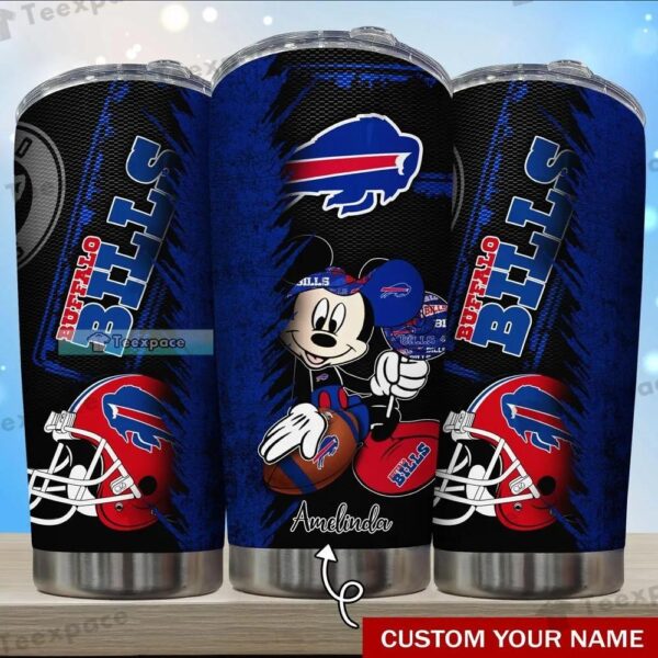 Custom Buffalo Bills Mickey Football Tumbler