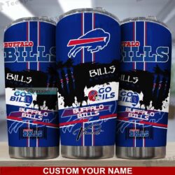 Custom Buffalo Bills Monster Football Tumbler