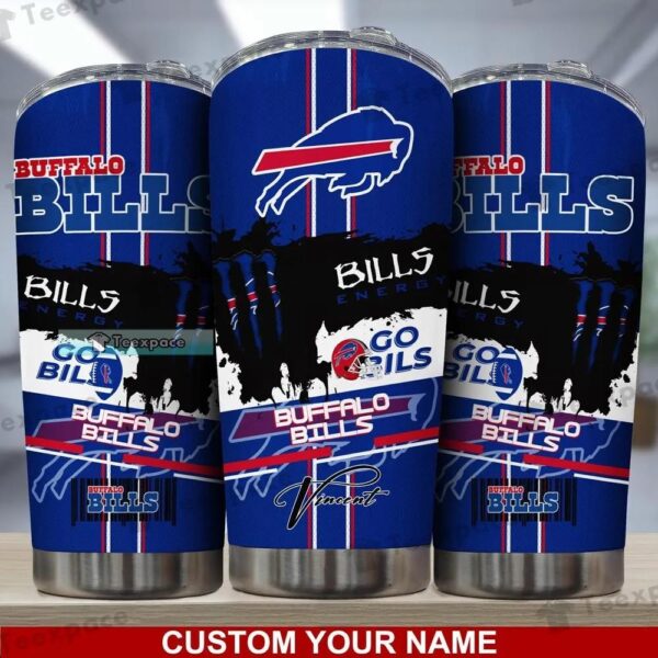 Custom Buffalo Bills Monster Football Tumbler