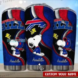 Custom Buffalo Bills Snoopy Football Tumbler