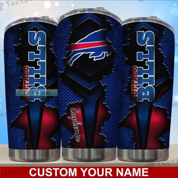 Custom Buffalo Bills Steel Bull Tumbler