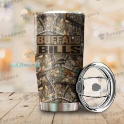 Custom Name Buffalo Bills Hunting Forest Tumbler