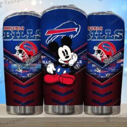 Custom Name Buffalo Bills Mickey Sporty Tumbler