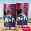 Custom Name Buffalo Bills Special Grogu Mickey Groot Glitter Football Tumbler
