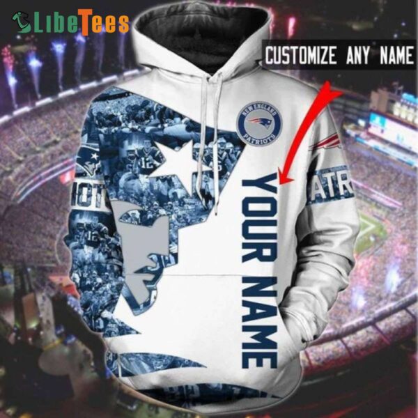 Custom Name Personalize New England Patriots Hoodie Gifts For Patriots Fans custom shirt