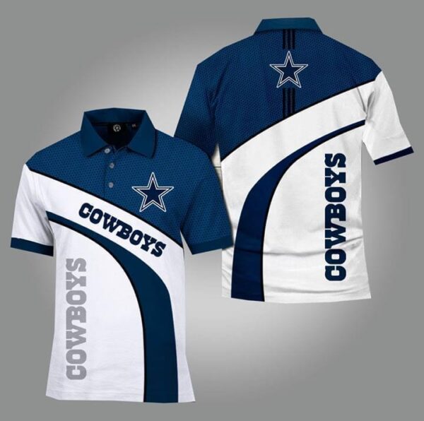 Dallas Cowboys Nfl Fan 3d Printed Polo