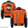 Denver Broncos NFL all over 3D Bomber jacket fooball gift for fan