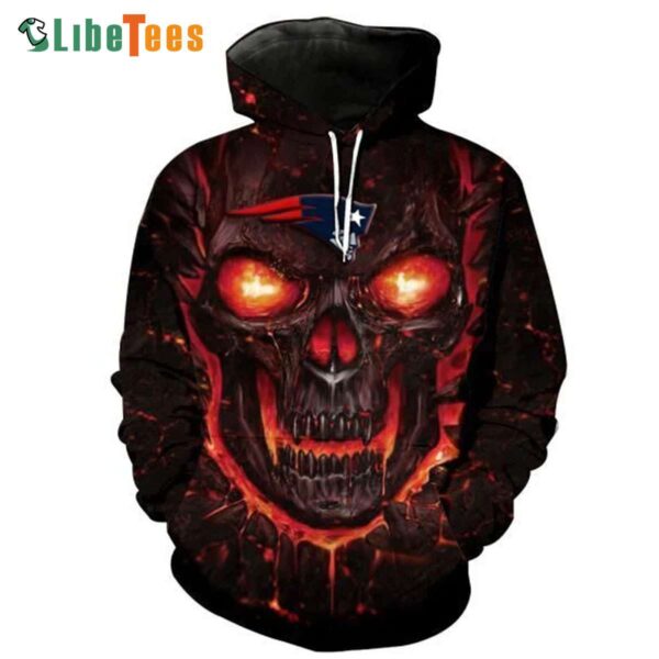 Fire Skull New England Patriots Hoodie Gifts For Patriots Fans custom shirt