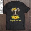 Forget Me Not Sunflower Elephant V-Neck T-Shirt Forget Me Not Sunflower Elephant V Neck T Shirt