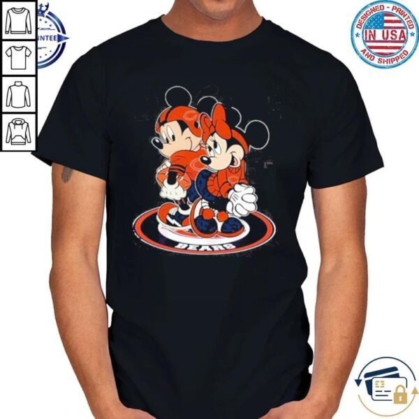 Funny NFL Chicago Bears Mickey And Minnie 2023 Shirt