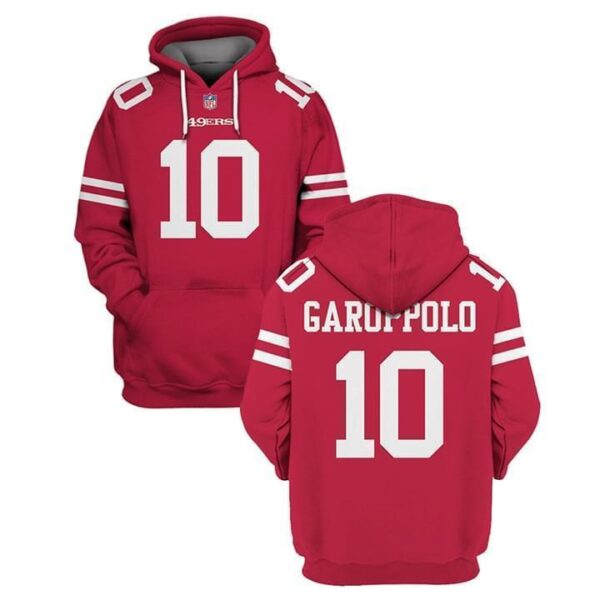 Garoppolo 10 San Francisco 49ers Nfl cotton t shirt Hoodie Mug