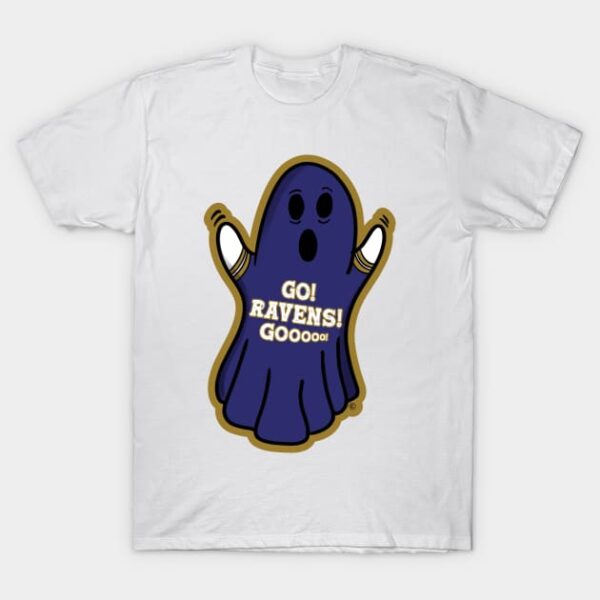 Ghost Baltimore Ravens T Shirt 1