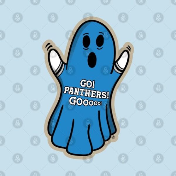 Ghost Carolina Panthers T Shirt 2