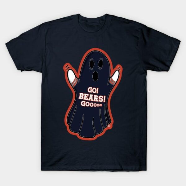 Ghost Chicago Bears T Shirt 1
