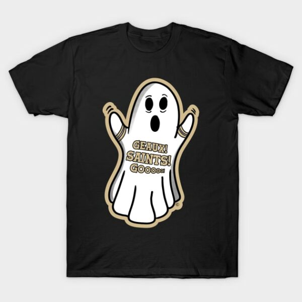 Ghost New Orleans Saints T Shirt 1