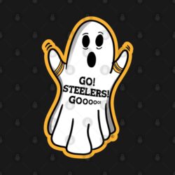 NFL Halloween Shirts Ghost Pittsburgh Steelers T-Shirt Ghost Pittsburgh Steelers T Shirt 2