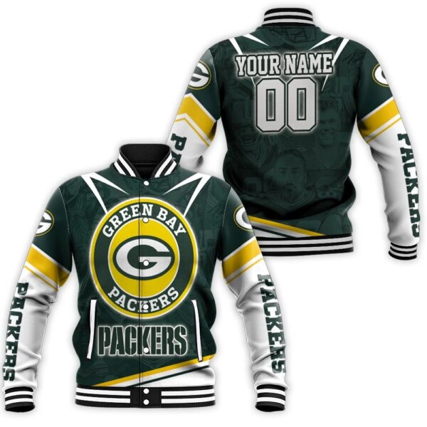 Green Bay Packers Legend Thanks Nfl Champion Personalized Baseball Jacket