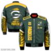 Green Bay Packers NFL all over 3D Bomber jacket fooball gift for fan