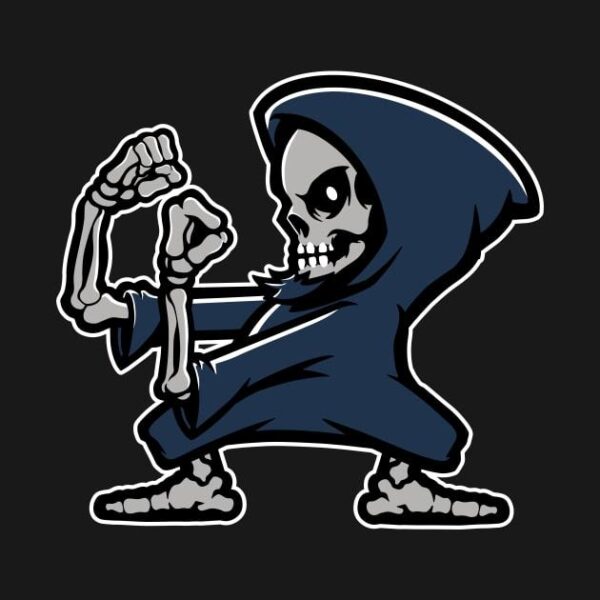 Grim reaper fighting T Shirt 2 1