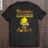 Happiness Is When Watching My Granddaughter Play Softball Sunflower TShirt Gift