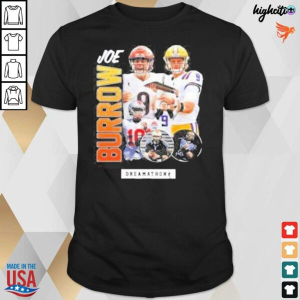 Joe Burrow dreamathon Cincinnati bengals NFL t shirt