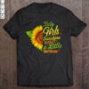 July Girls Are Sunshine Mixed With A Little Hurricane Sunflower Girl Gift Top