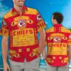 KC Chiefs Hawaiian Shirt Budweiser Label Kansas City Chiefs Gift KC Chiefs Hawaiian Shirt Budweiser Label Kansas City Chiefs Gift