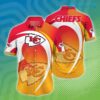 KC Chiefs Hawaiian Shirt Stripe Pattern Kansas City Chiefs Gift KC Chiefs Hawaiian Shirt Stripe Pattern Kansas City Chiefs Gift