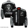 Las Vegas Raiders NFL all over 3D Bomber jacket fooball gift for fan