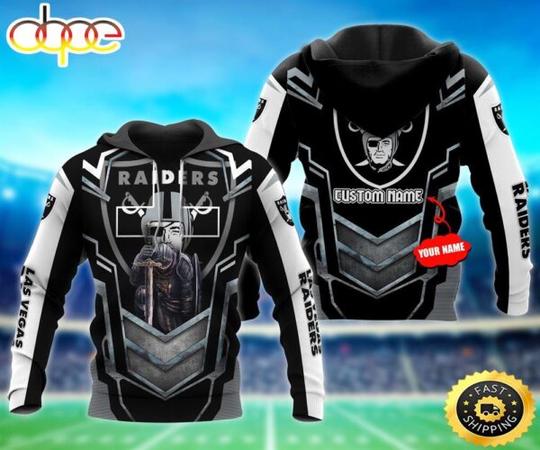 Las Vegas Raiders Nfl 3D Hoodie Personalized Jesus