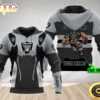 Las Vegas Raiders Nfl 3D Hoodie Personalized Metal Mascot