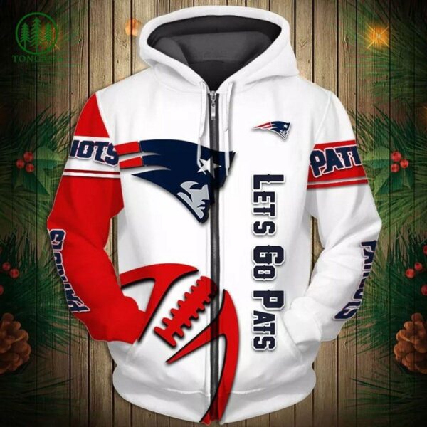 Limited NFL Football League New England Patriots 3D Hoodie all over print custom 1