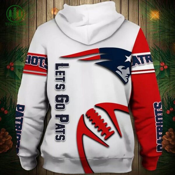 Limited NFL Football League New England Patriots 3D Hoodie all over print custom