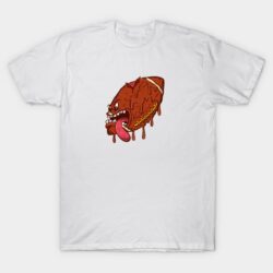 [Halloween] Melted Rugby Ball Character T-Shirt