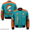 Miami Dolphins NFL all over 3D Bomber jacket fooball gift for fan