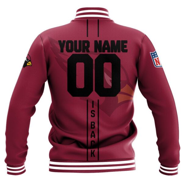 NFL Arizona Cardinals Baseball Jacket Personalized name Football For Fan 1