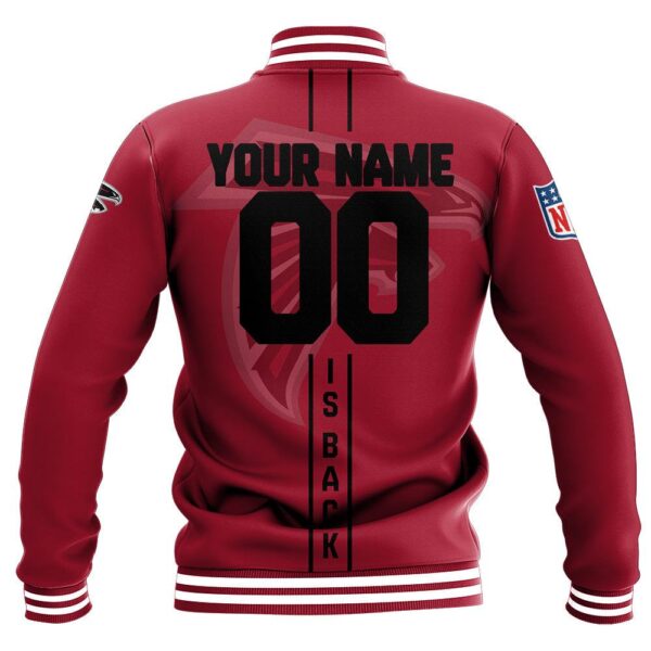 NFL Atlanta Falcons Baseball Jacket Personalized name Football For Fan 1