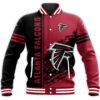 NFL Atlanta Falcons Baseball Jacket Quarter Style NFL Atlanta Falcons Baseball Jacket Quarter Style