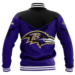 NFL Baltimore Ravens Baseball Jacket Drinking style 1