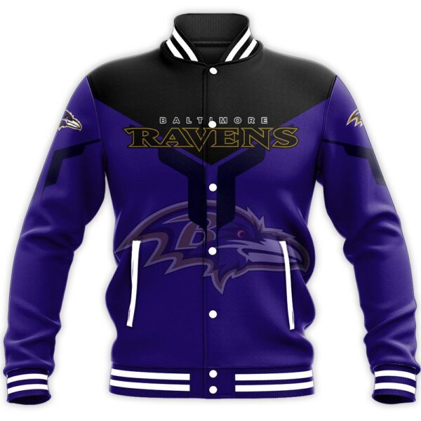 NFL Baltimore Ravens Baseball Jacket Drinking style