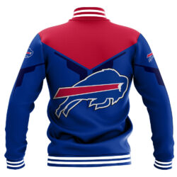 NFL Buffalo Bills Baseball Jacket Drinking style for fan NFL Buffalo Bills Baseball Jacket Drinking style for fan 1